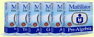 math tutor educational software concepts and skill series